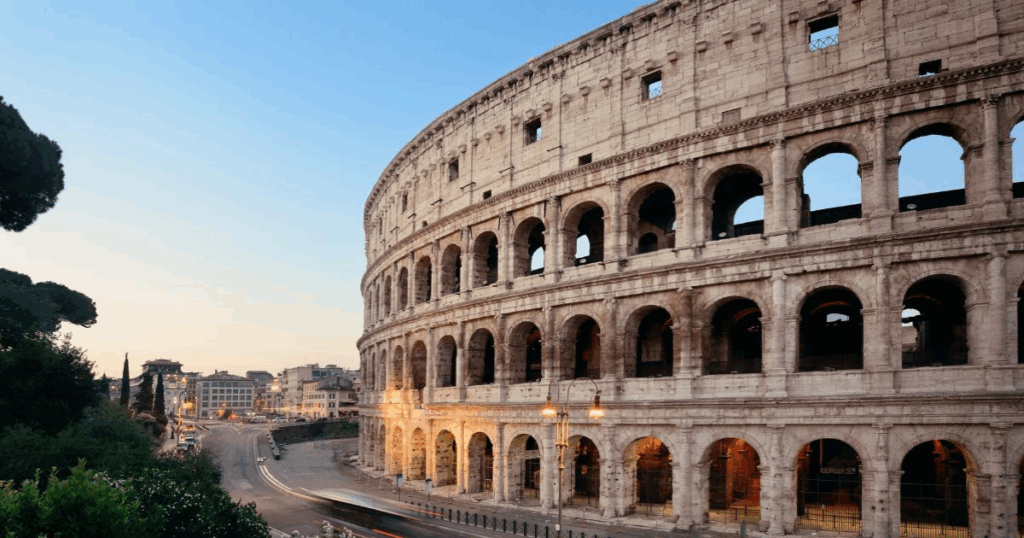 primeira vez em Roma