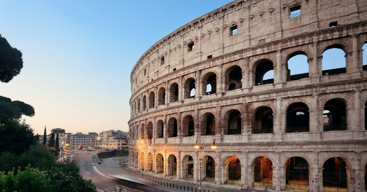 primeira vez em Roma